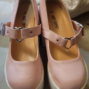 Pink Hot Topic Mary Janes